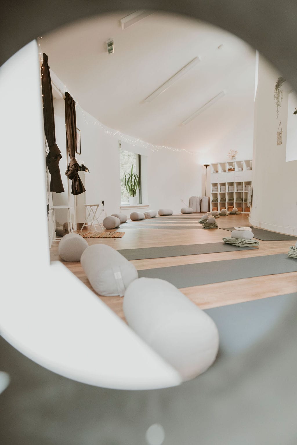 Sangha Yoga Studio Set Up